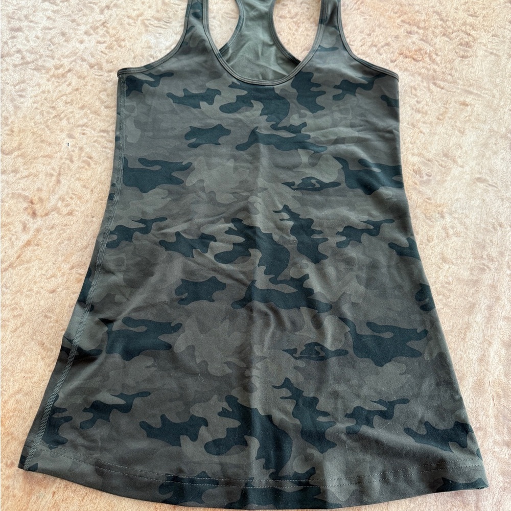 Lululemon Athletica cool racer back tank camo